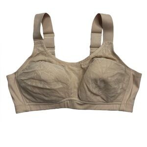 Understance Ginger Wireless Smooth Lace Full Coverage Bra Champagne Size 36DDD